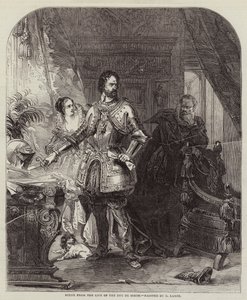 Escena de la vida del duque de Biron de George Lance